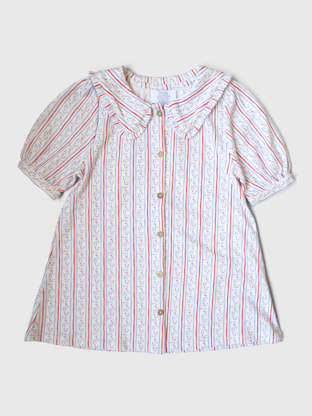 Little Paper Kids Girls' Pippa Dress - Saint Bernard