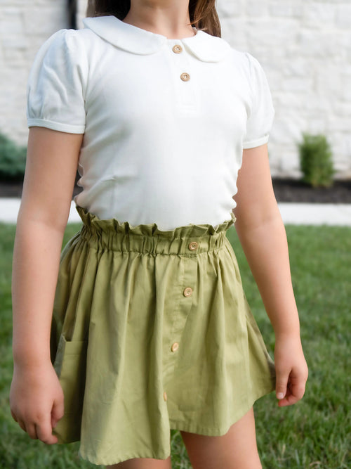 Little Paper Kids Girls' Elle Polo