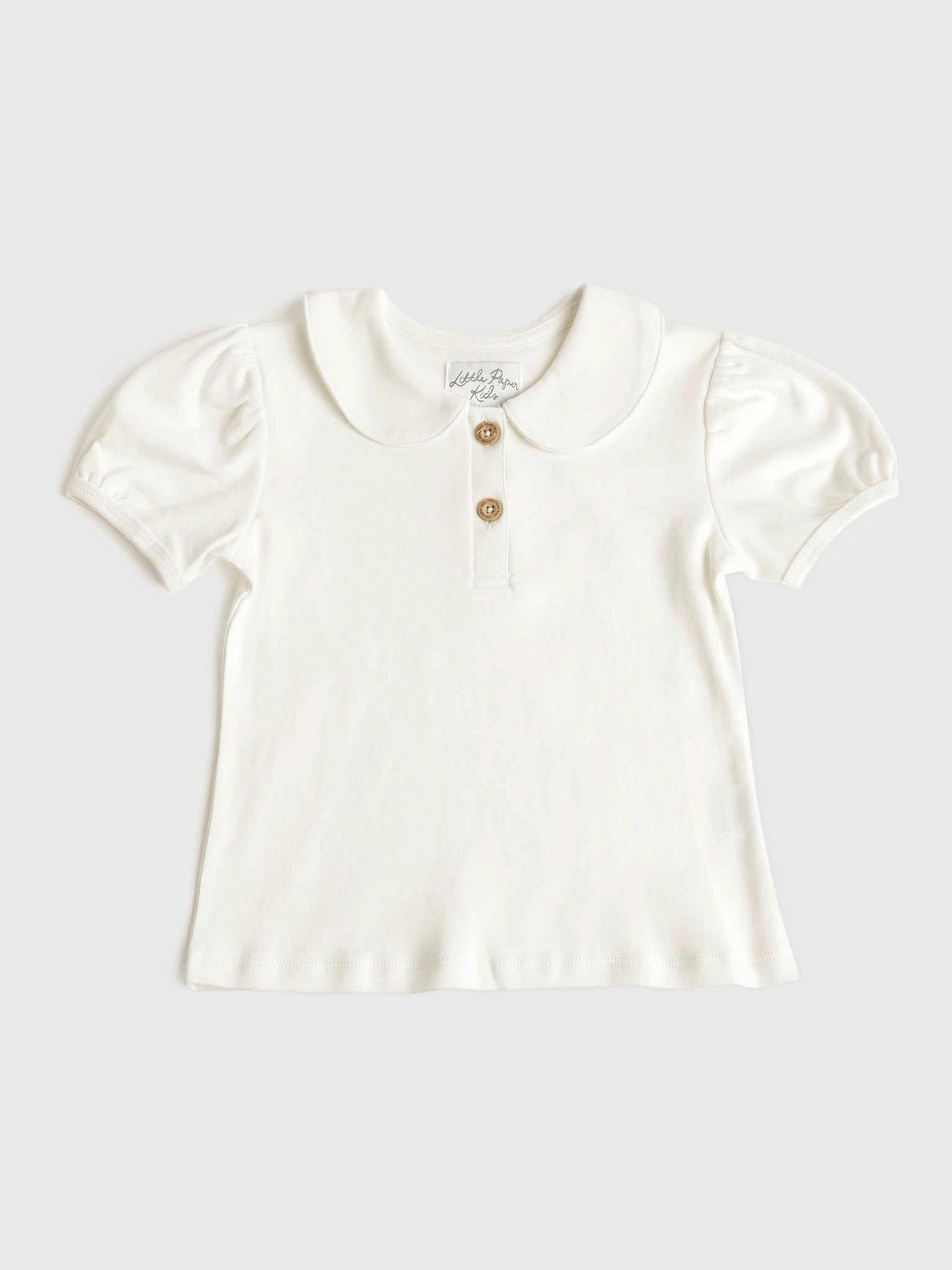 Little Paper Kids Girls' Elle Polo - Saint Bernard