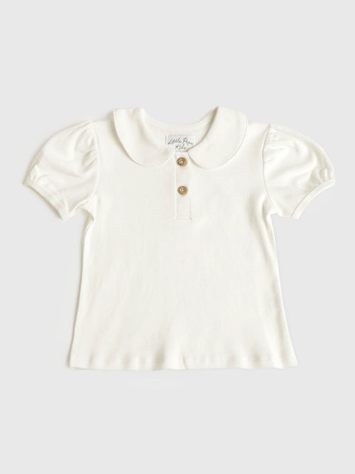 Little Paper Kids Girls' Elle Polo