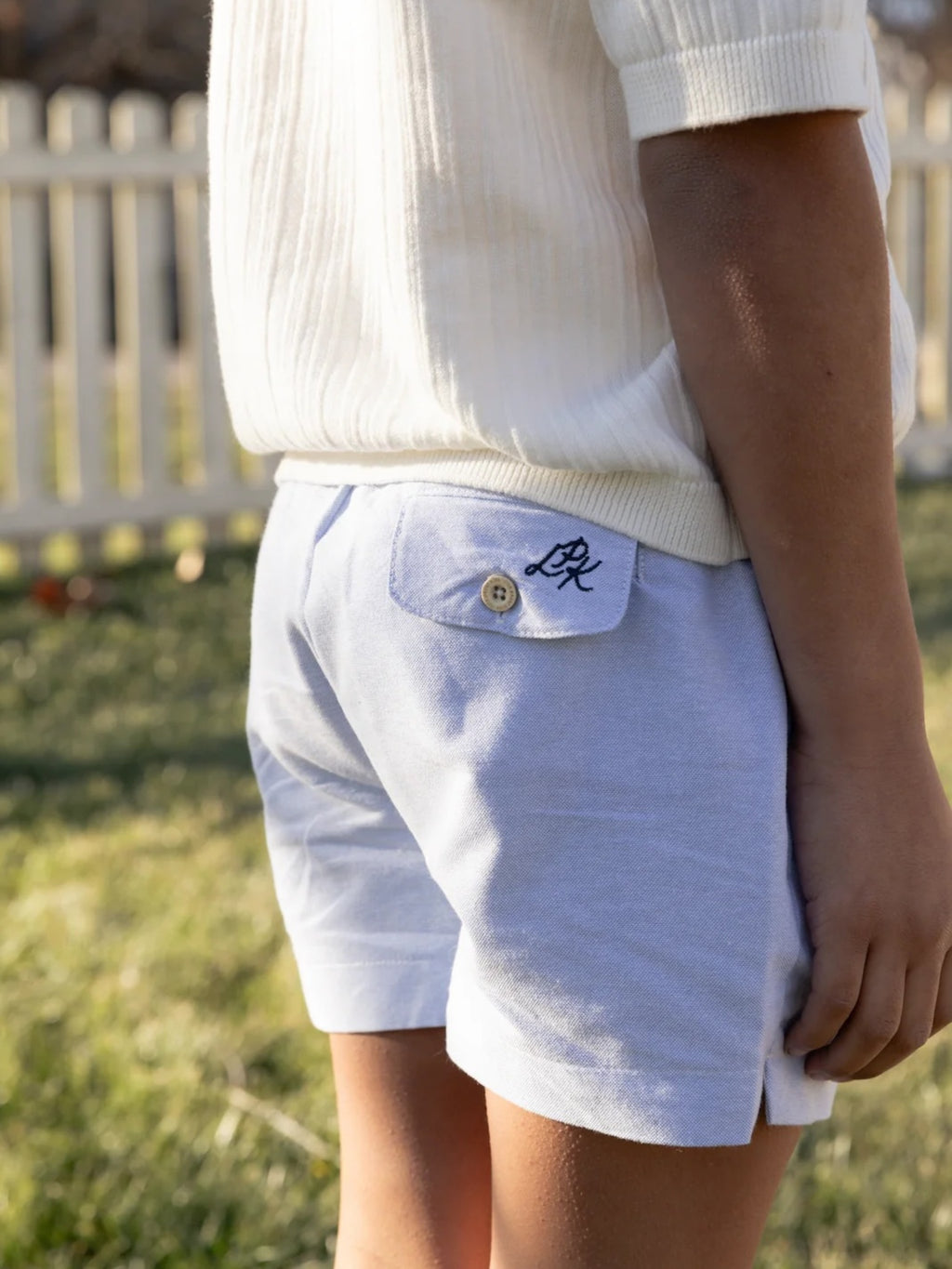 Little Paper Kids Boys' Isaac Short - Saint Bernard