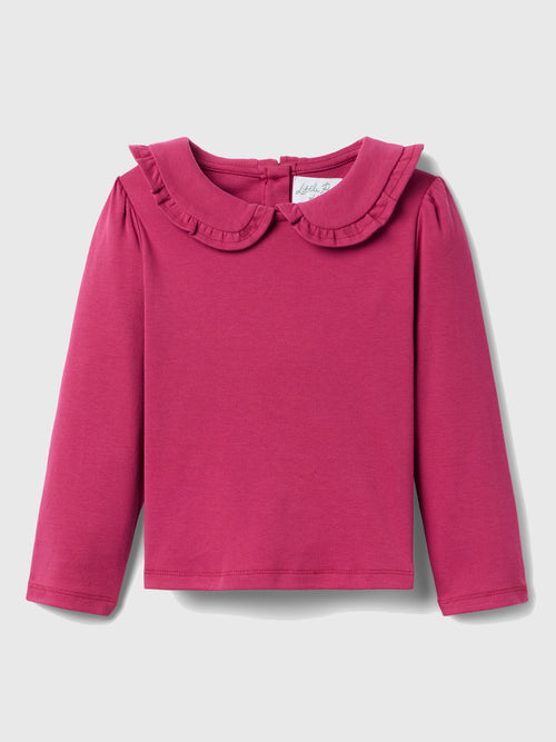 Little Paper Kids Girls' Laurel Long Sleeve Knit Tee