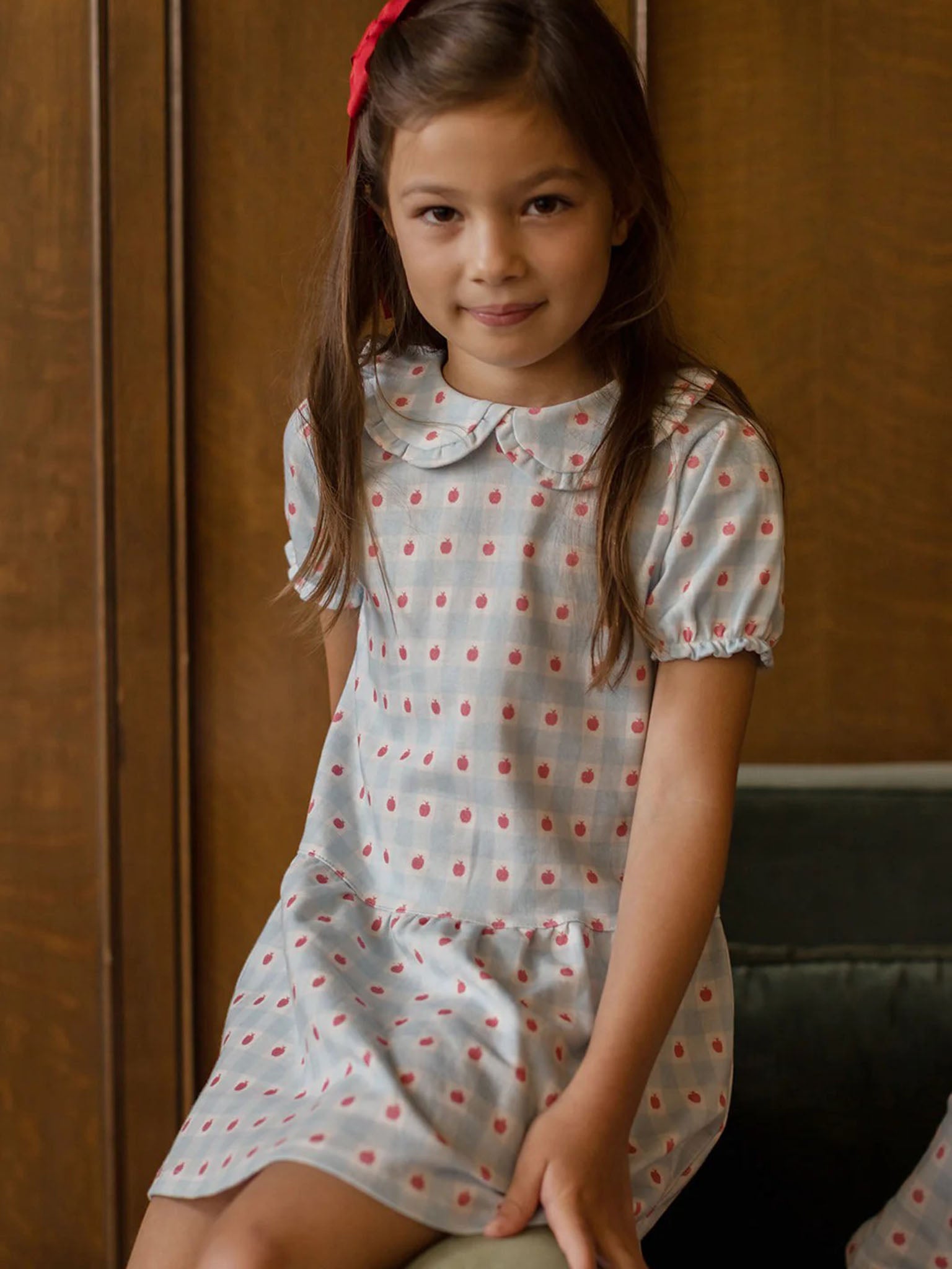 Little Paper Kids Girls' Lily Dress - Saint Bernard