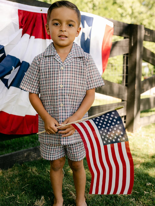 Little Paper Kids Boys' Rhodes Button Down Shirt