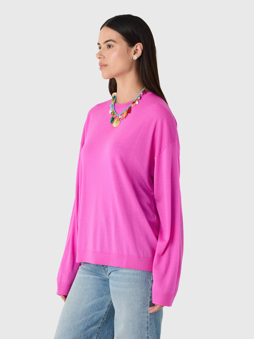 Leset Women's James Oversized Crewneck - Saint Bernard