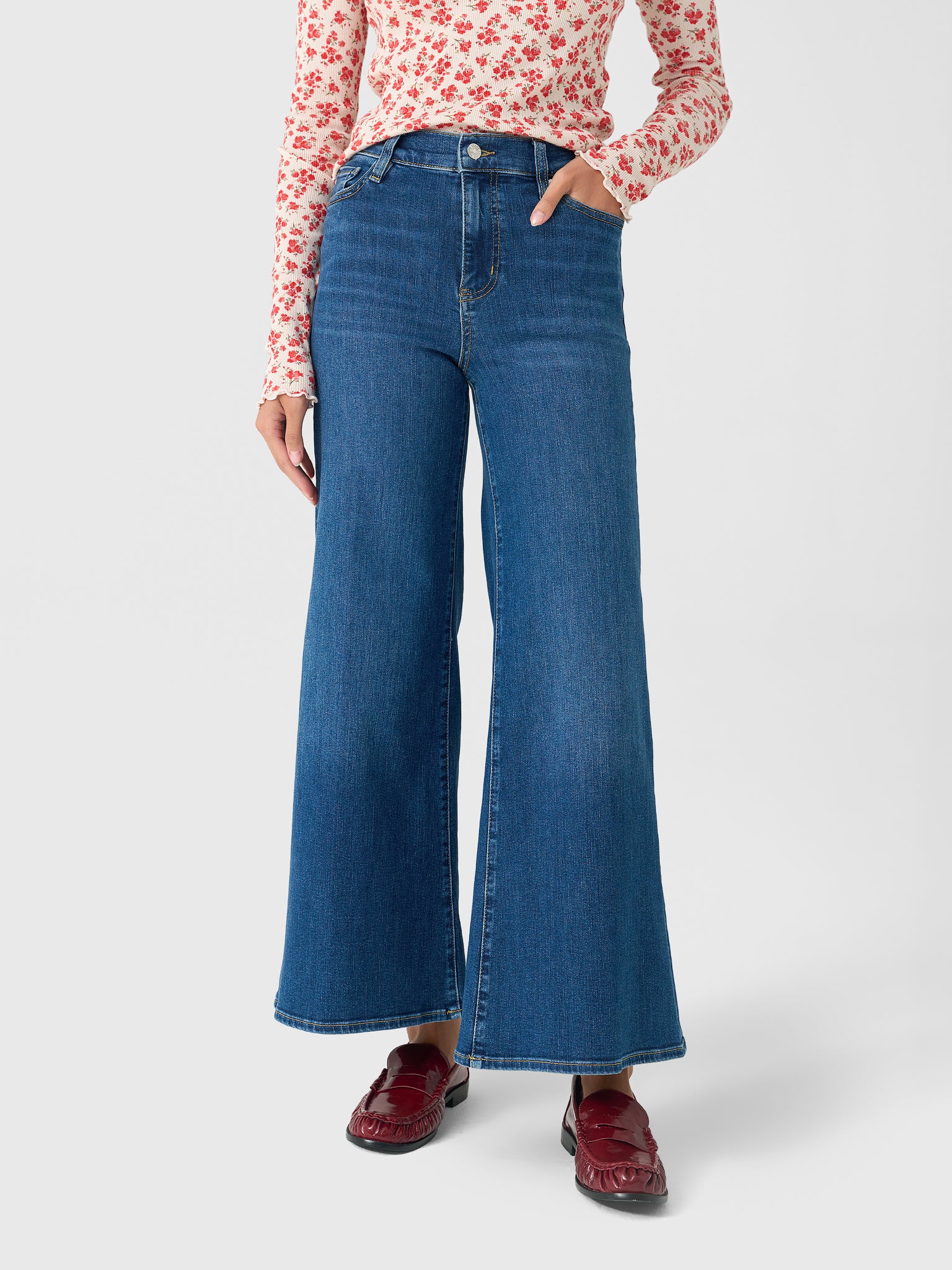 Frame Women's Le Palazzo Crop Jean - Saint Bernard