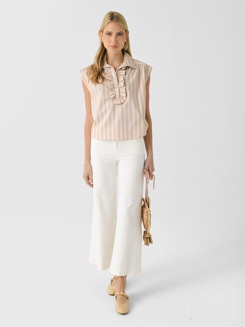 Frame Women's Le Palazzo Crop Raw After Jean