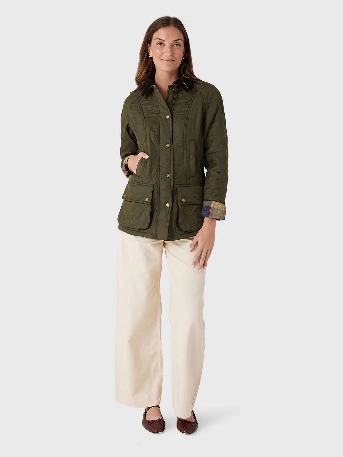 Barbour Women's Beadnell Polarquilt Jacket - Saint Bernard