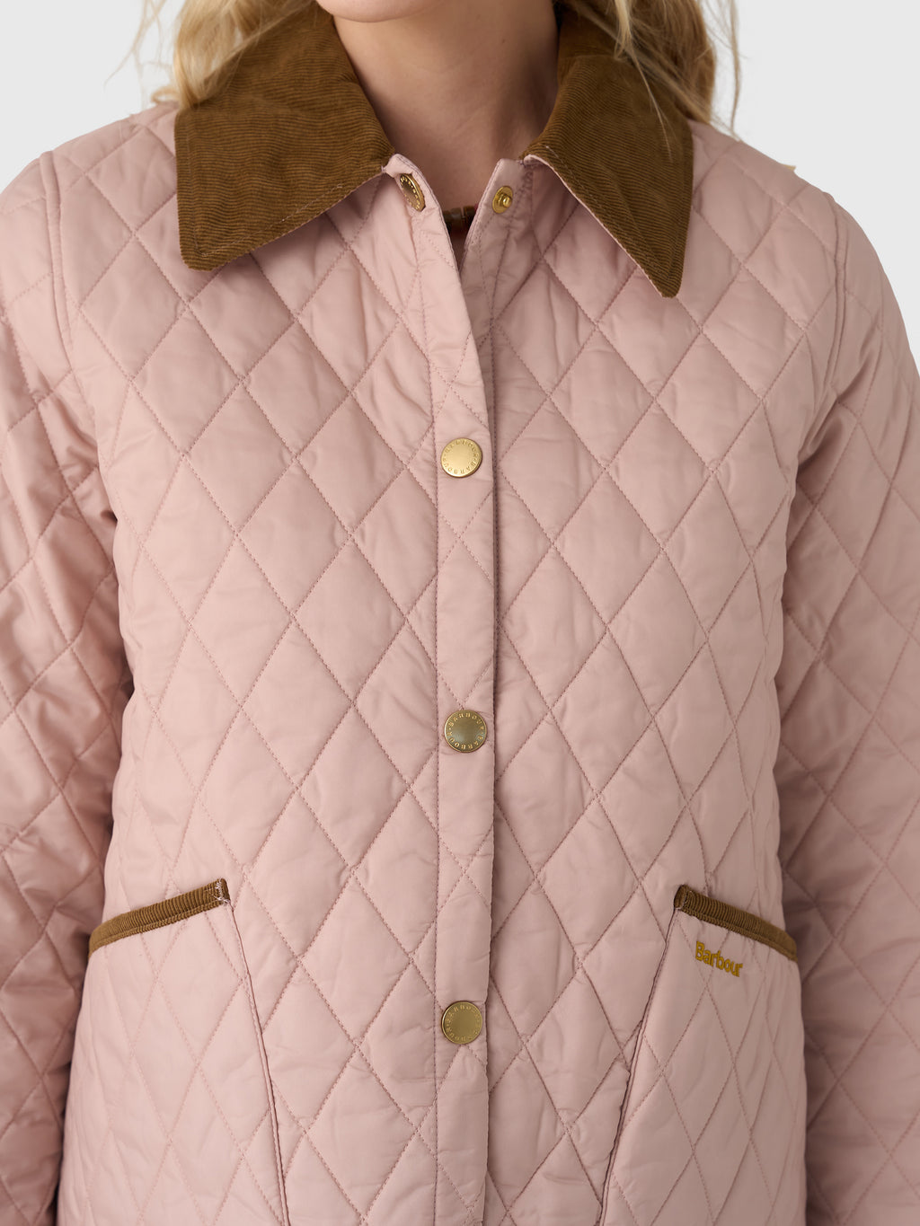 Barbour Women's Icons Cropped Liddesdale Quilted Jacket - Saint Bernard