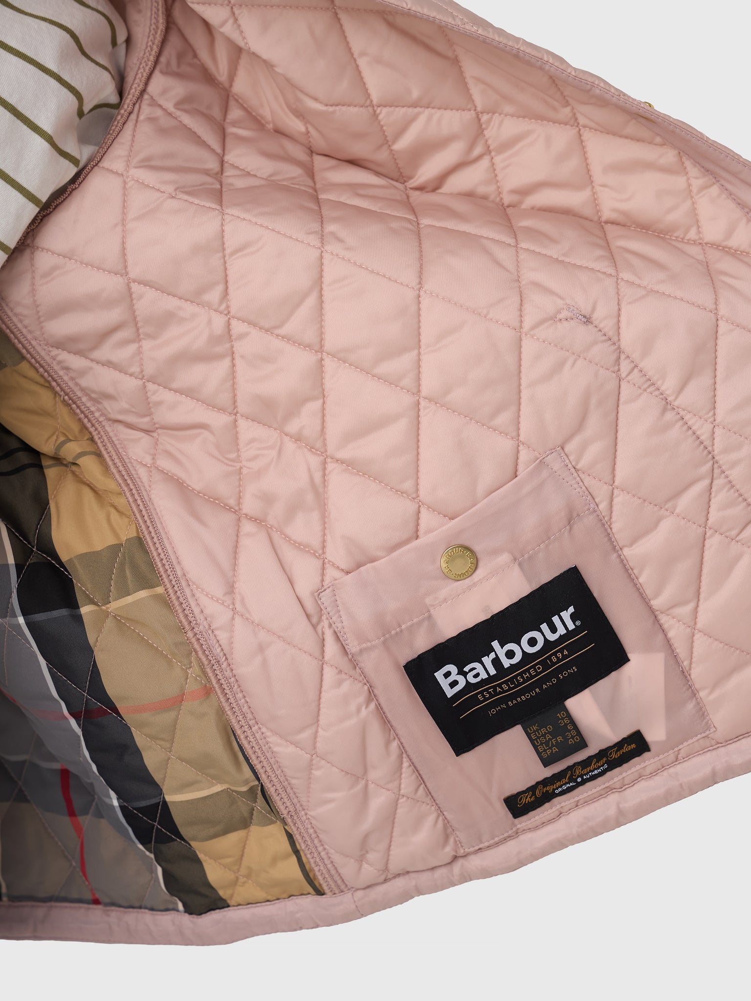 Barbour Women's Icons Cropped Liddesdale Quilted Jacket - Saint Bernard