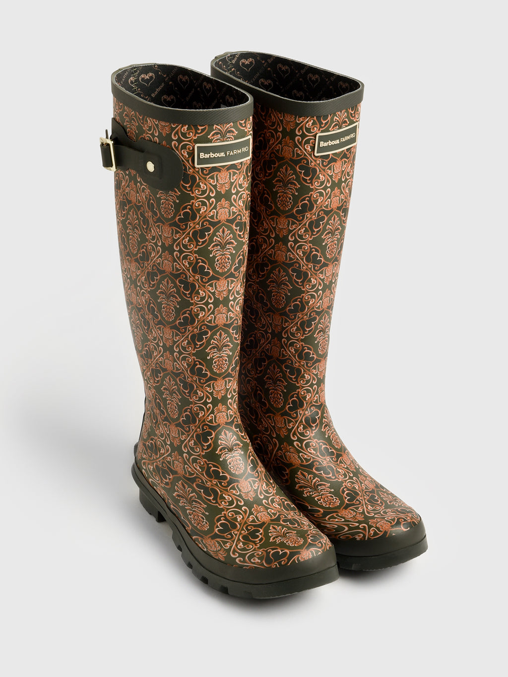 Barbour Women's X Farm Rio Cami Wellington Boot - Saint Bernard