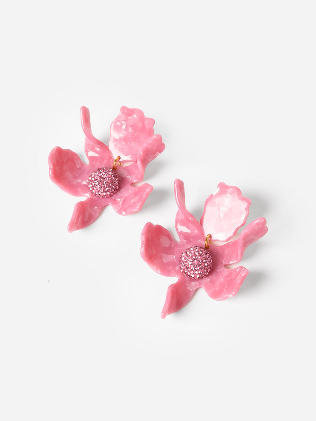 Lele Sadoughi Women's Crystal Lily Earrings - Saint Bernard