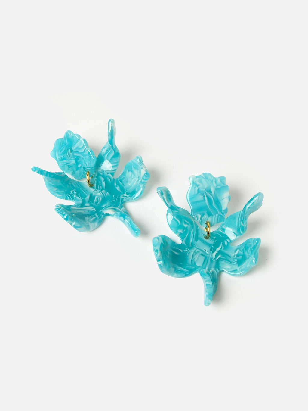 Lele Sadoughi Women's Small Paper Lily Earrings - Saint Bernard