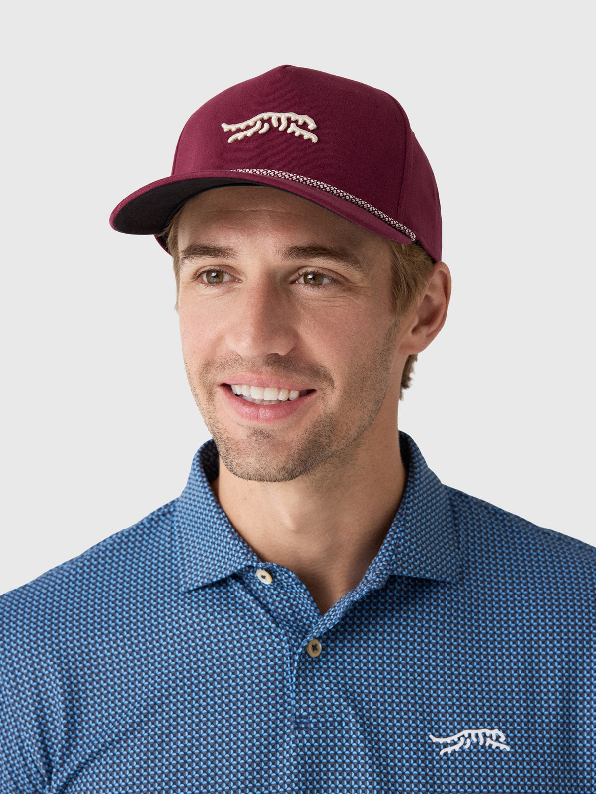 Sun Day Red Icon Rope 5-Panel Snapback Hat - Saint Bernard