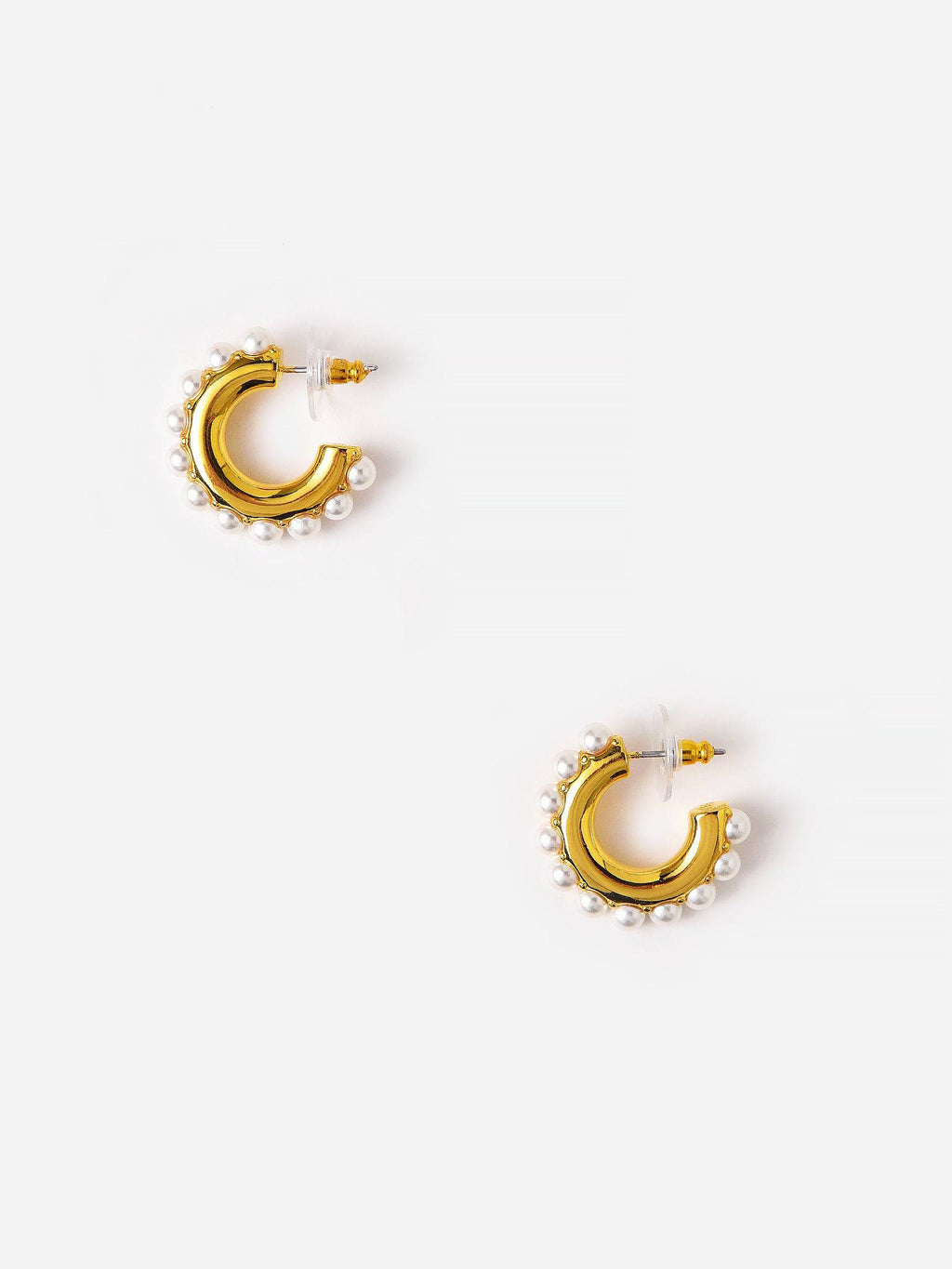 Lele Sadoughi Chunky Huggie Earring - Saint Bernard