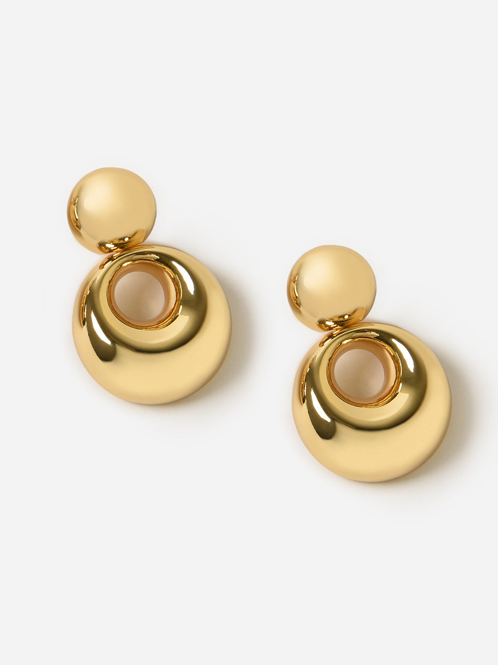 Lele Sadoughi Medallion Drop Earrings - Saint Bernard