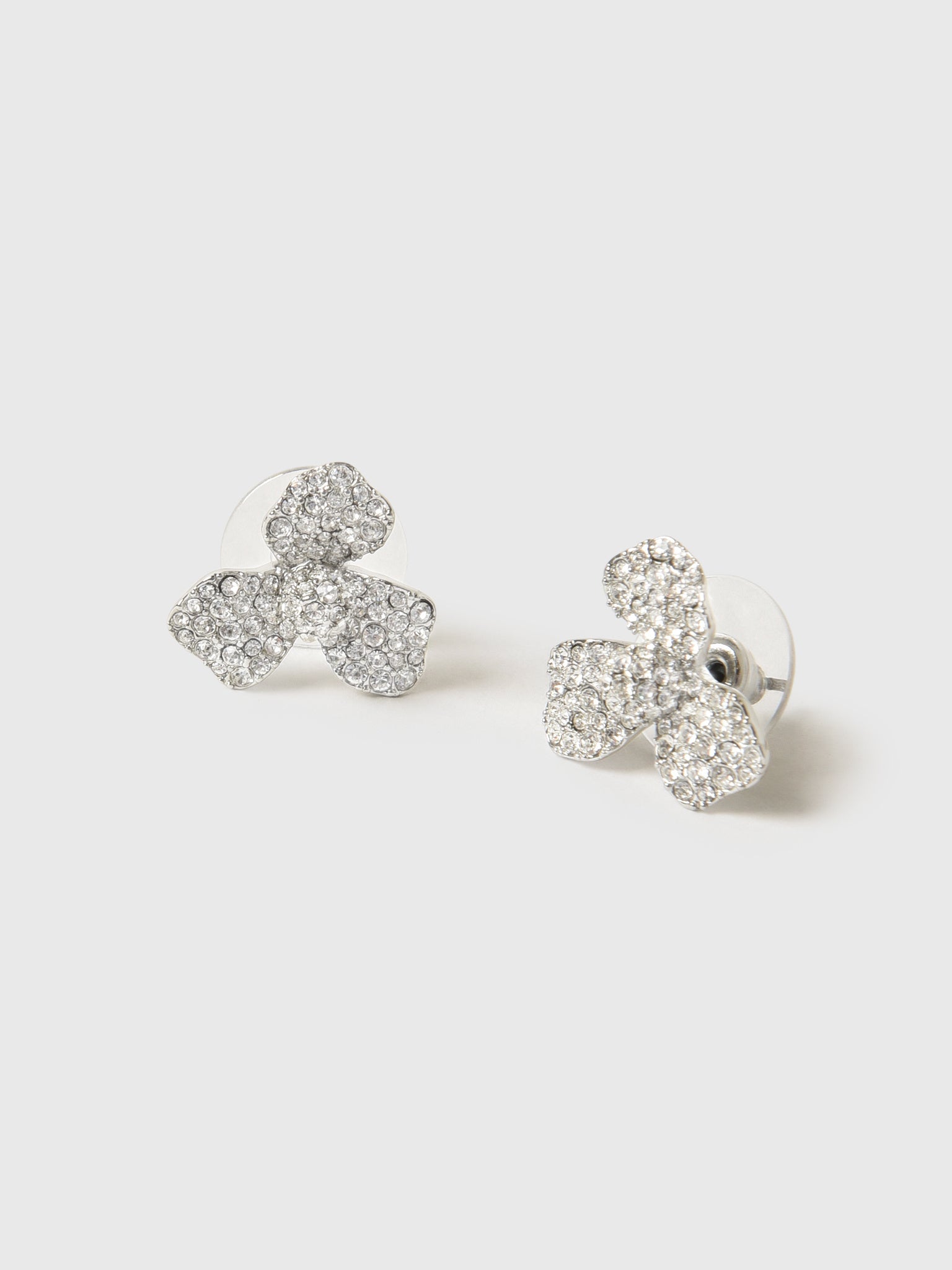 Lele Sadoughi Pavé Trillium Stud Earrings - Saint Bernard