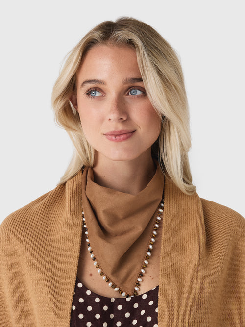 Lele Sadoughi Bonnie Beaded Scarf Necklace
