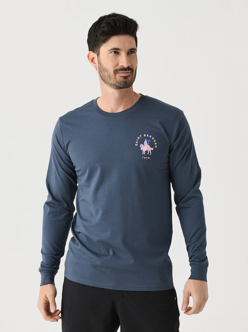 Saint Bernard Men's Goddess Long Sleeve Tee - Saint Bernard