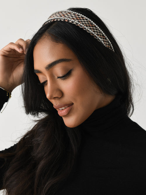 Lele Sadoughi Bessette Crystal Edge Headband