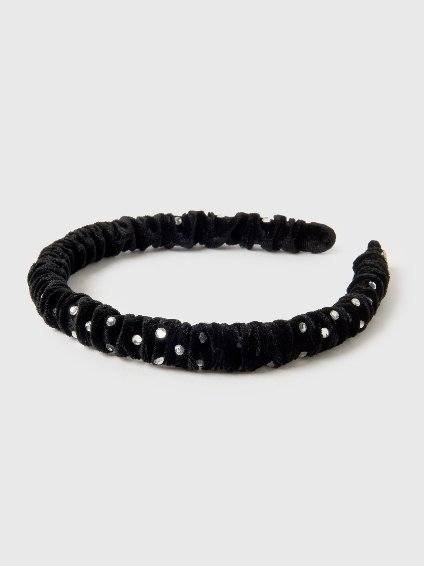 Lele Sadoughi Jessie Crystal Embellished Headband - Saint Bernard