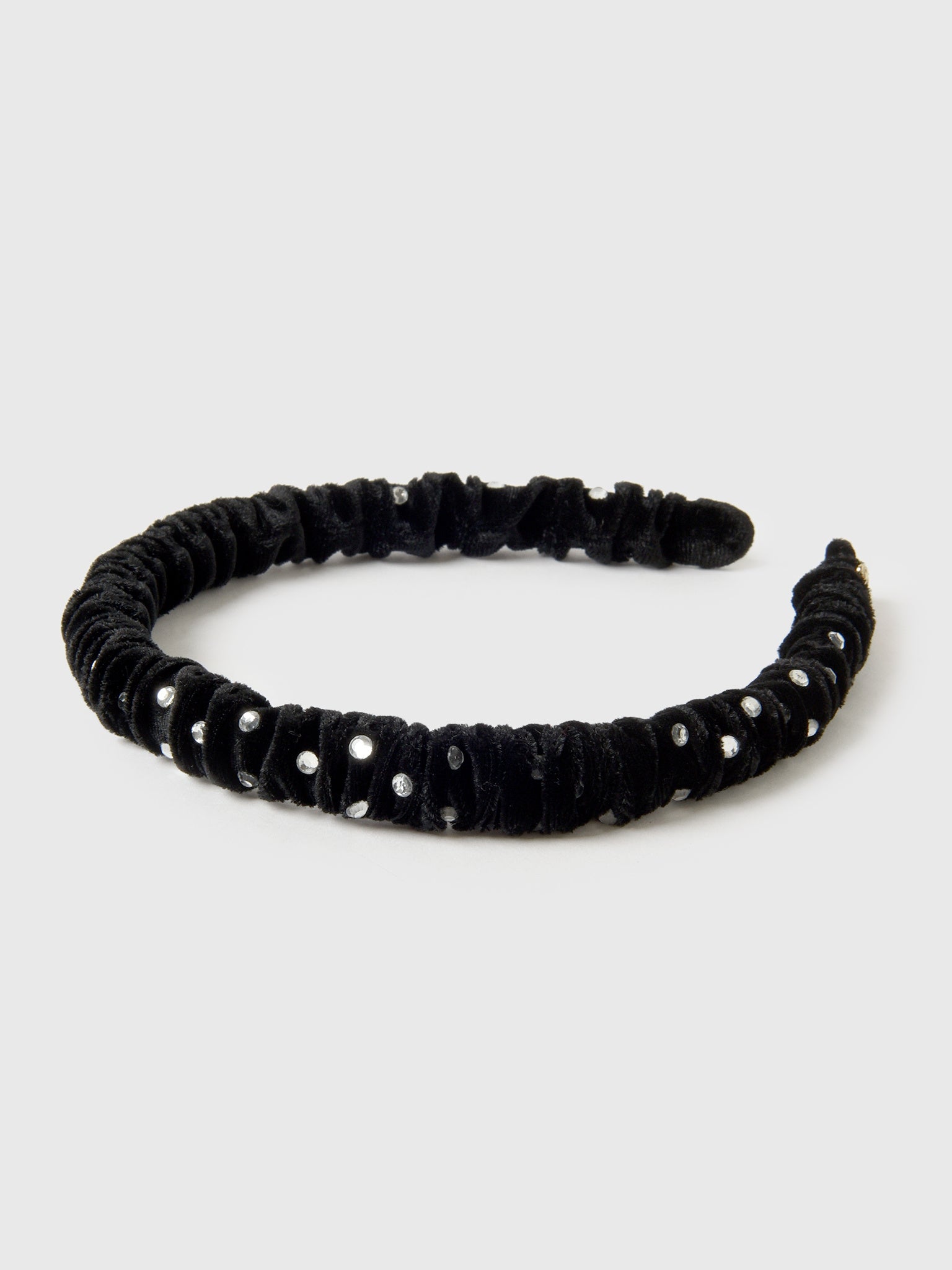 Lele Sadoughi Jessie Crystal Embellished Headband - Saint Bernard