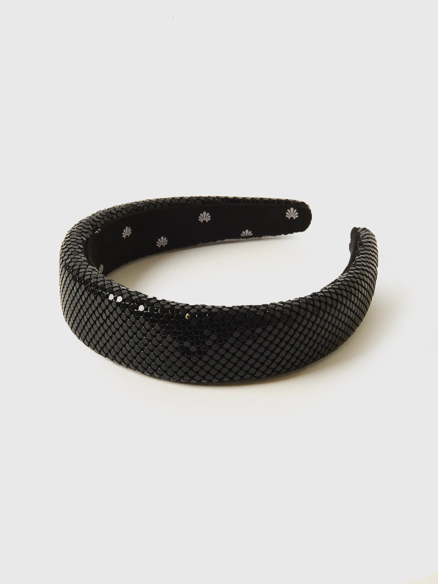 Lele Sadoughi Alice Chain Mail Headband - Saint Bernard