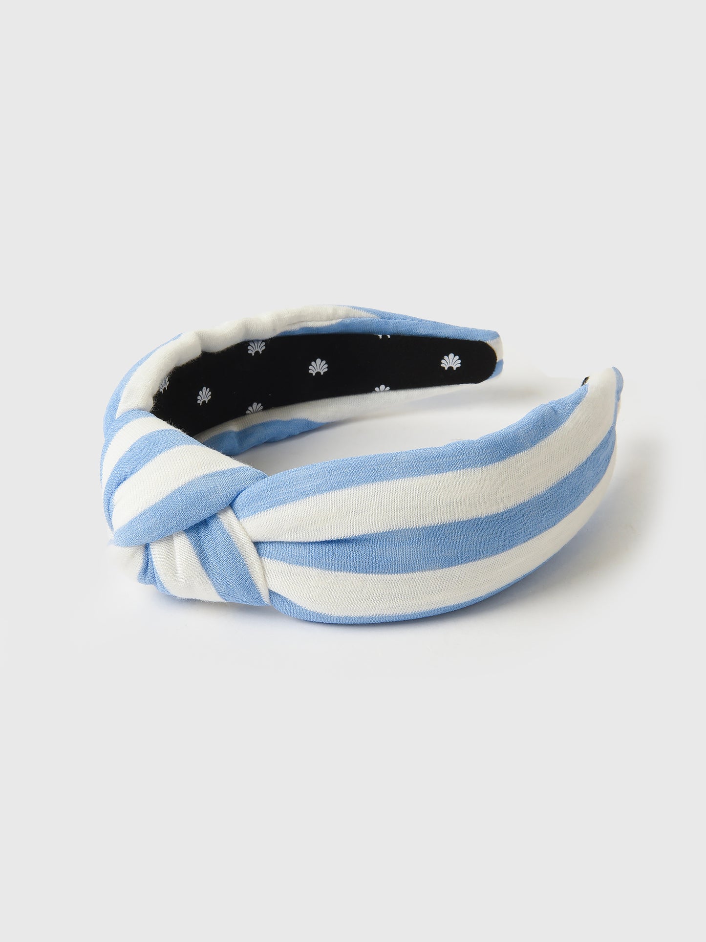 Lele Sadoughi Linen Gauze Knotted Headband - Saint Bernard