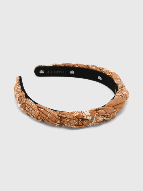 Lele Sadoughi Juliet Bandana Headband - Saint Bernard