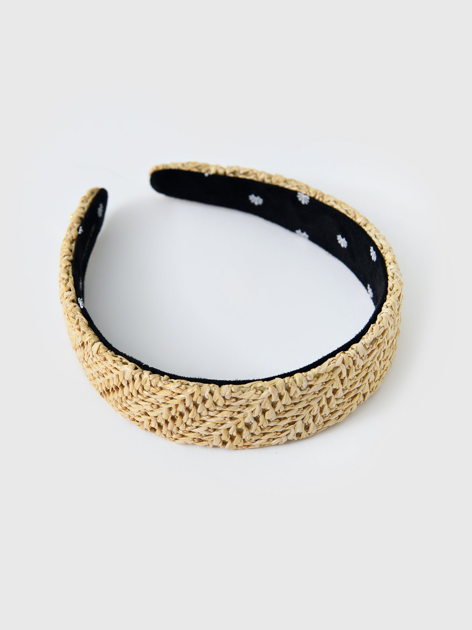 Lele Sadoughi Bessette Raffia Headband - Saint Bernard