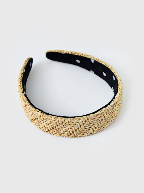 Lele Sadoughi Bessette Raffia Headband