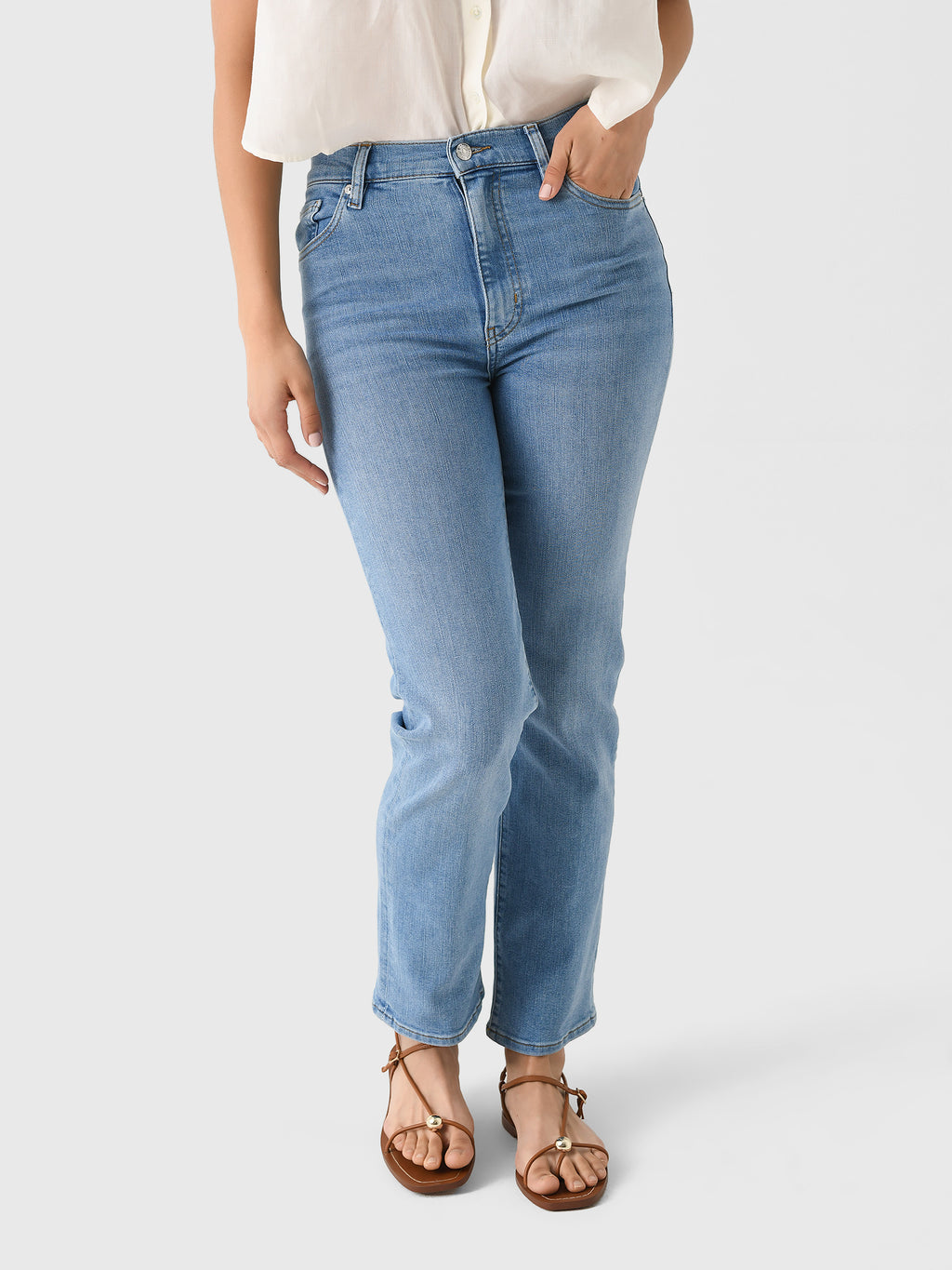 Frame Women's Le Sleek Straight Jean - Saint Bernard