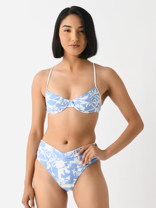 L Space Women's Printed Missy Bikini Top