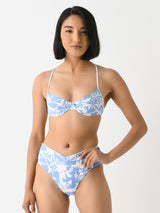 L Space Women's Printed Missy Bikini Top - Saint Bernard
