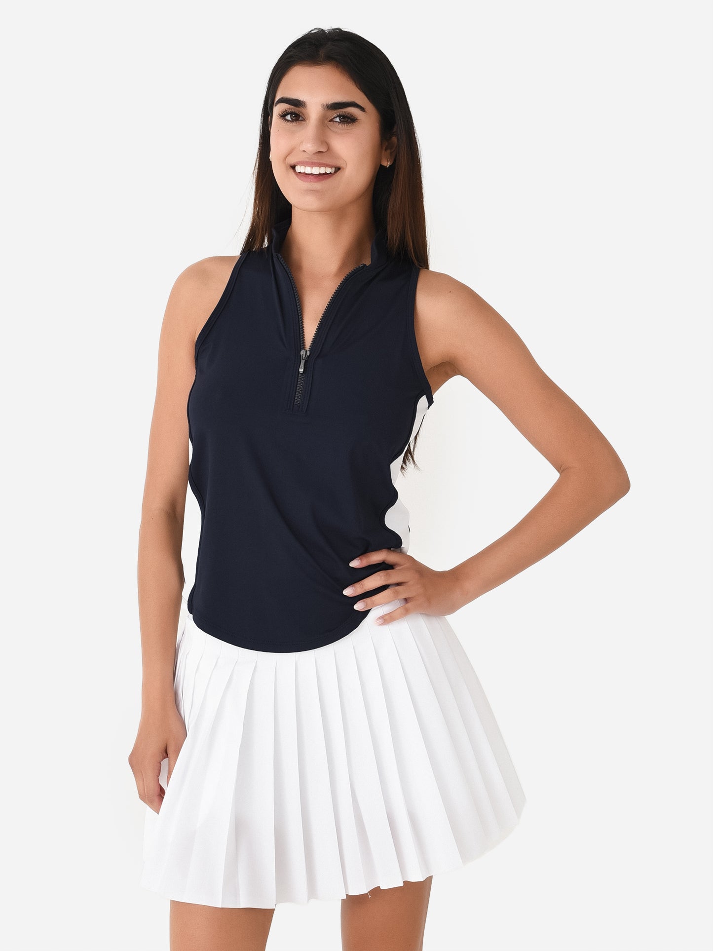 Greyson Women's Vesta Sleeveless Mock Neck Top - Saint Bernard