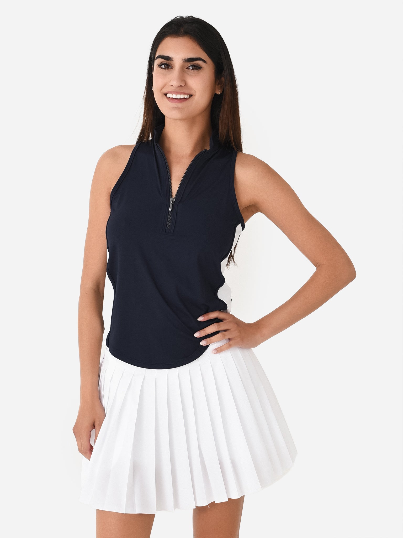 Greyson Women's Vesta Sleeveless Mock Neck Top - Saint Bernard