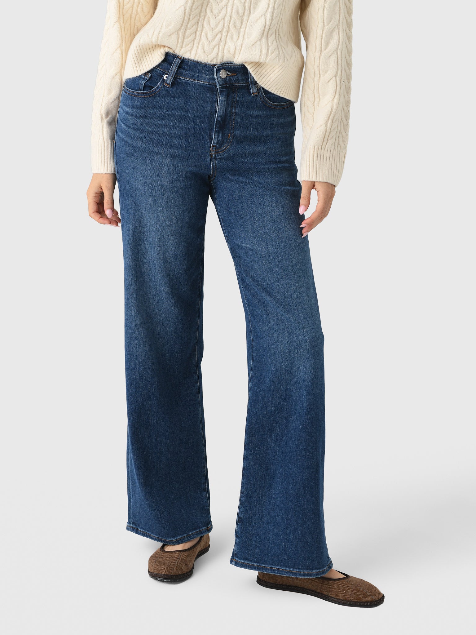 Frame Women's Le Slim Palazzo Jean - Saint Bernard