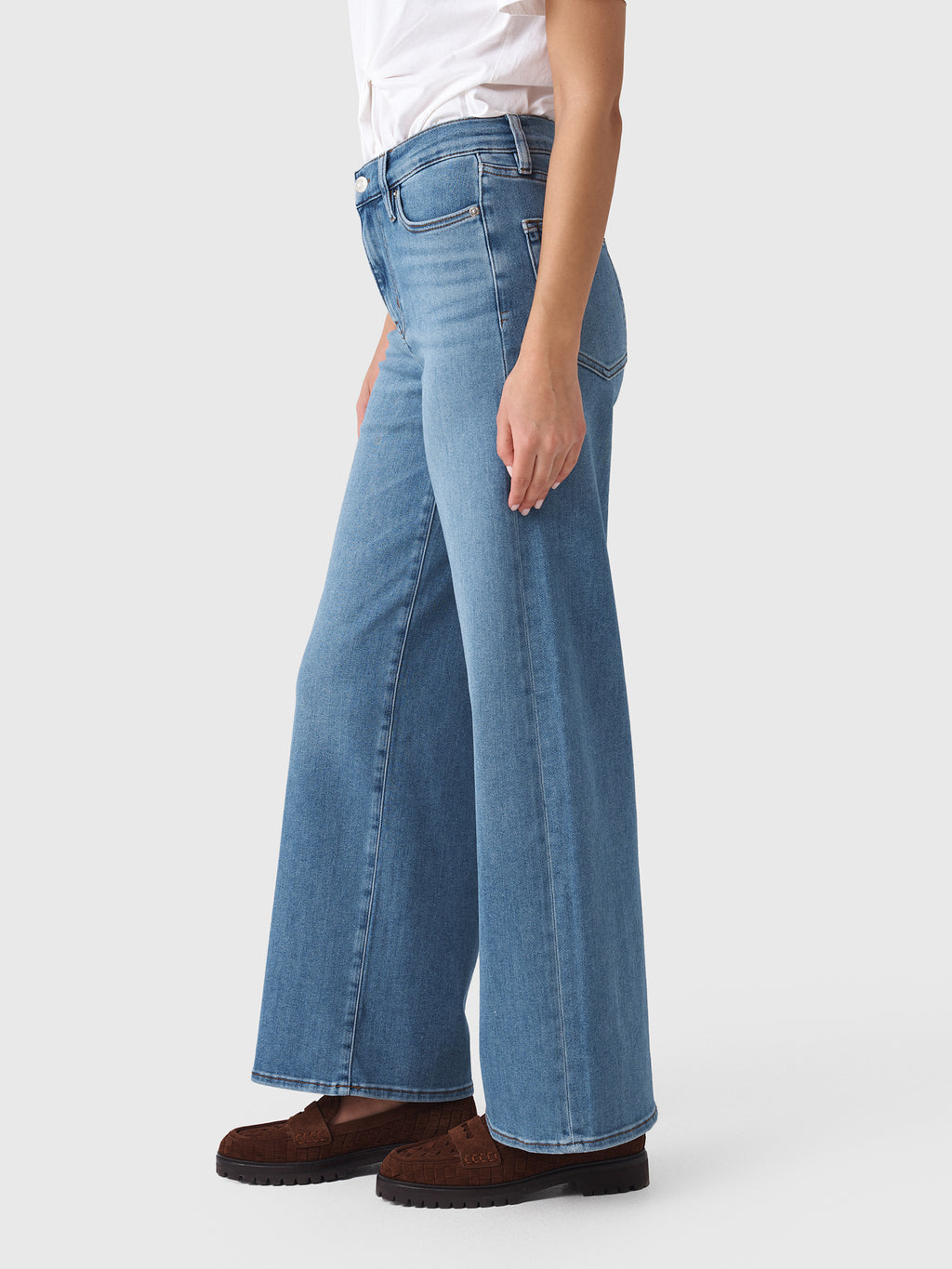 Frame Women's Le Slim Palazzo Jean - Saint Bernard