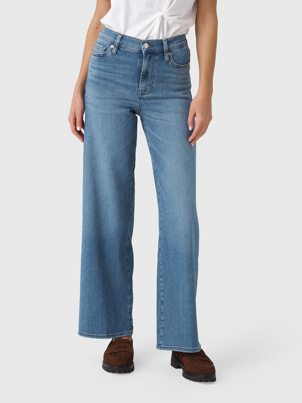 Frame Women's Le Slim Palazzo Jean - Saint Bernard