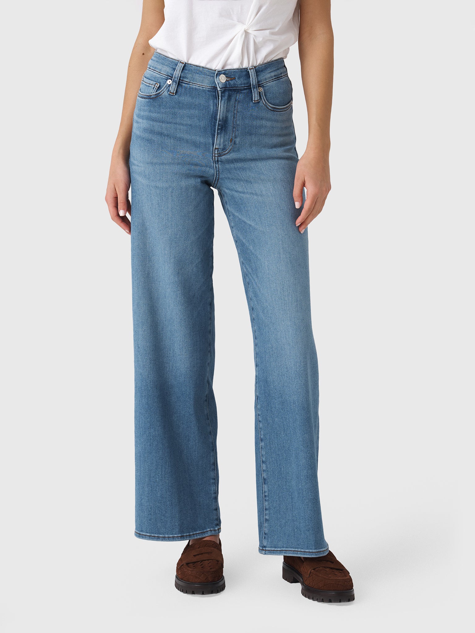 Frame Women's Le Slim Palazzo Jean - Saint Bernard