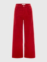 Frame Women's Le Slim Palazzo Modernist Pocket Jean - Saint Bernard