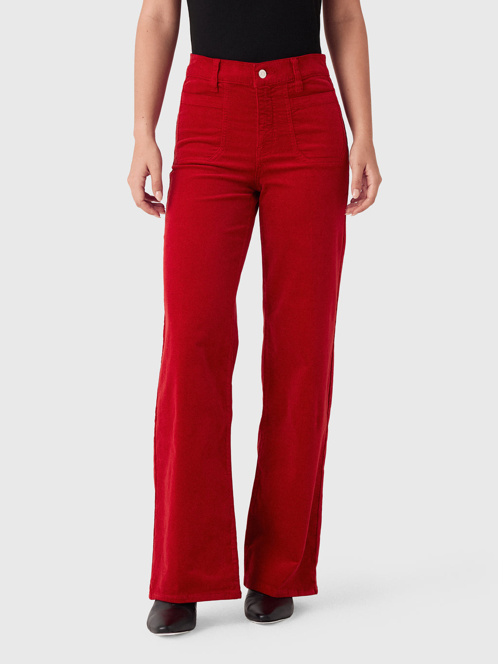 Frame Women's Le Slim Palazzo Modernist Pocket Jean - Saint Bernard