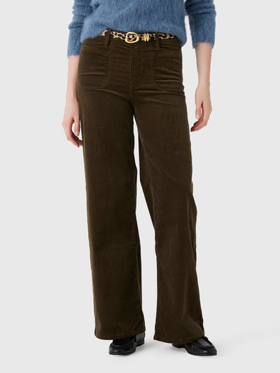 Frame Women's Le Slim Palazzo Modernist Pocket Jean - Saint Bernard