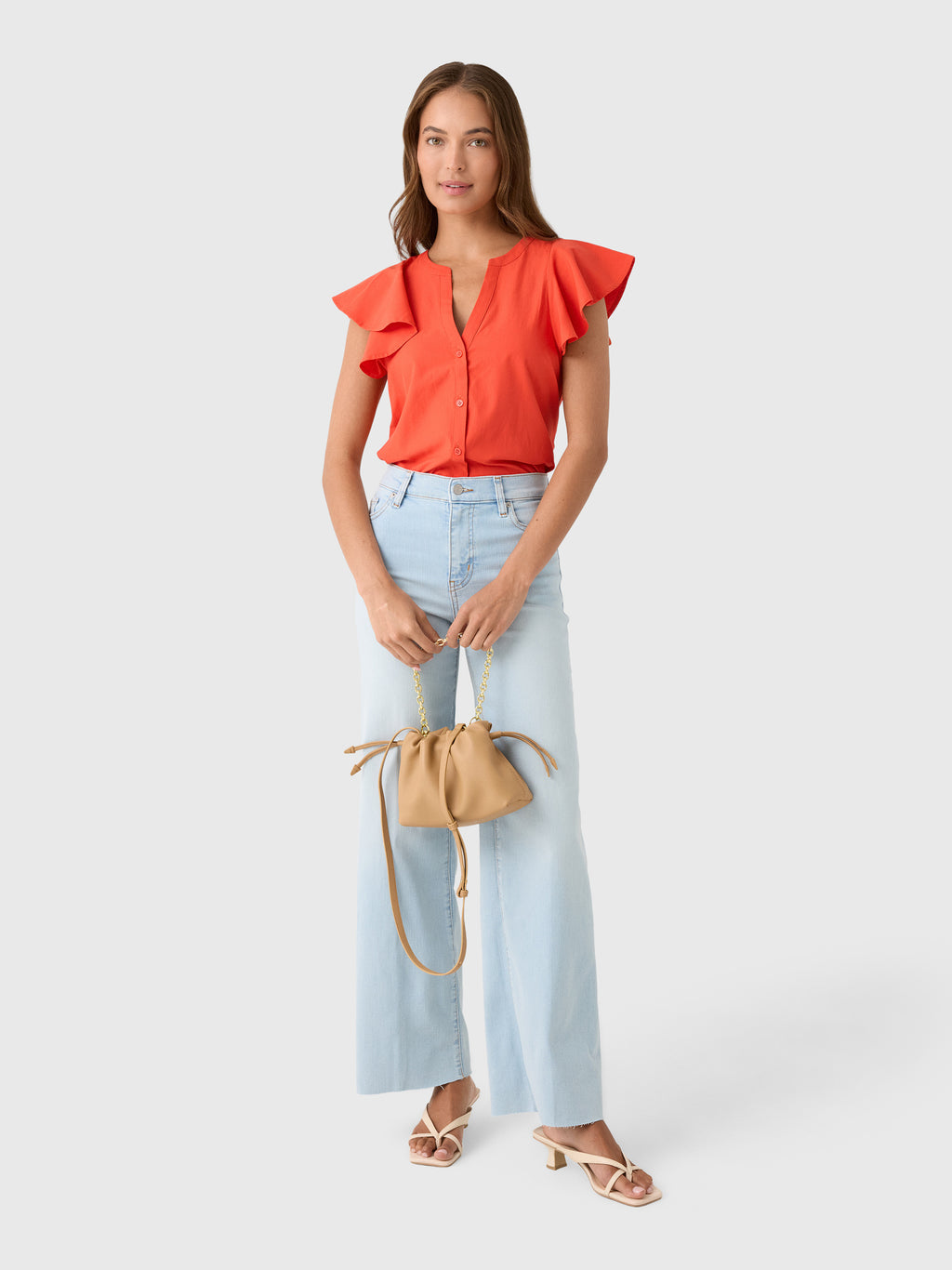 Frame Women's Le Slim Palazzo Jean - Saint Bernard