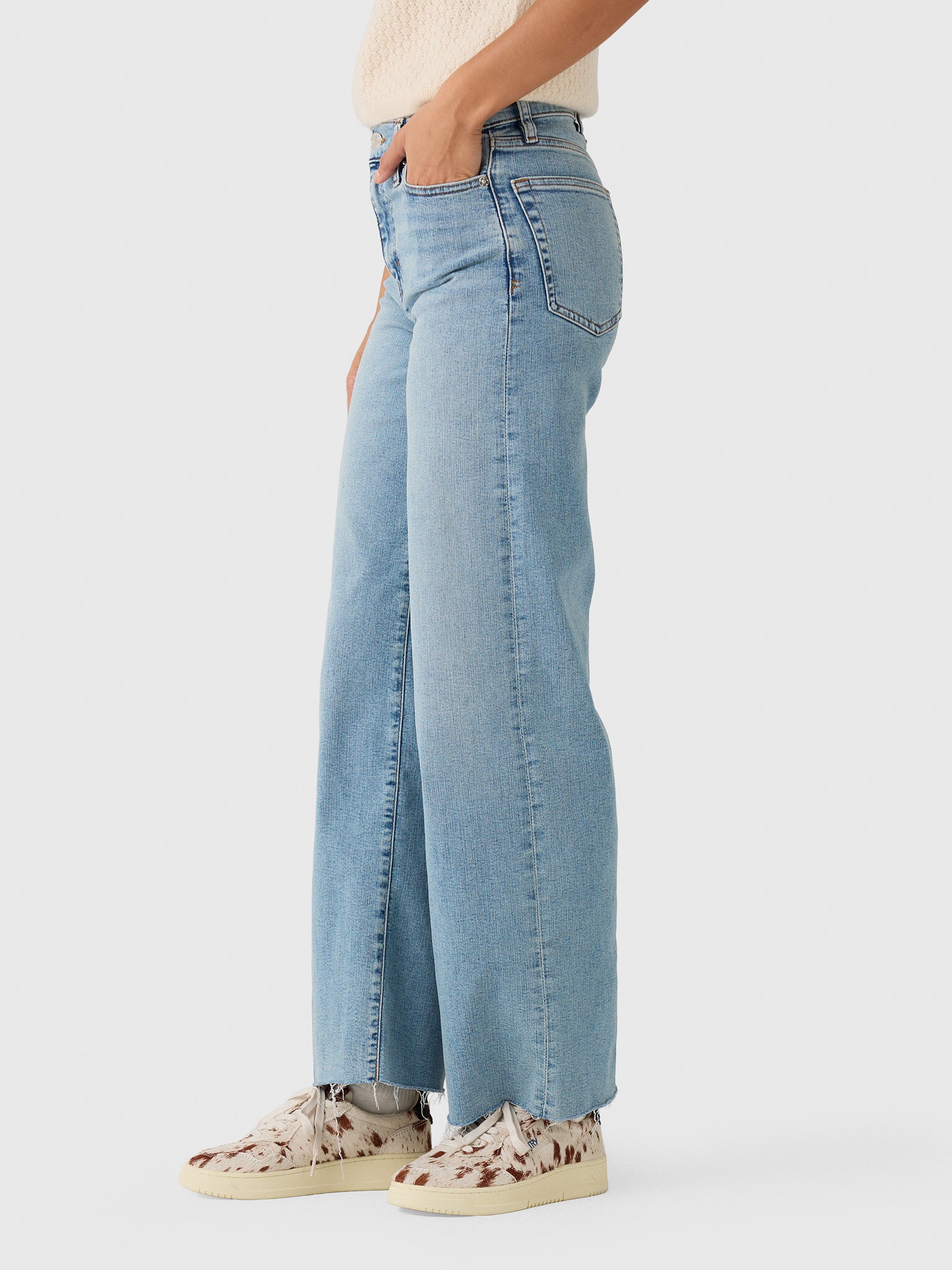 Frame Women's Le Slim Palazzo Jean - Saint Bernard