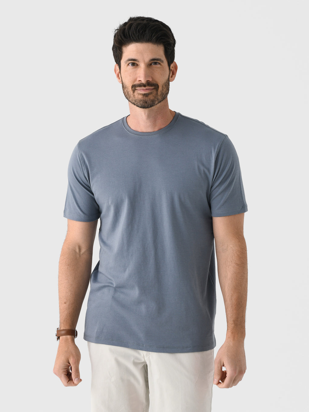 RYE51 Men's The Luxe Supima Crew Neck Short Sleeve Tee - Saint Bernard