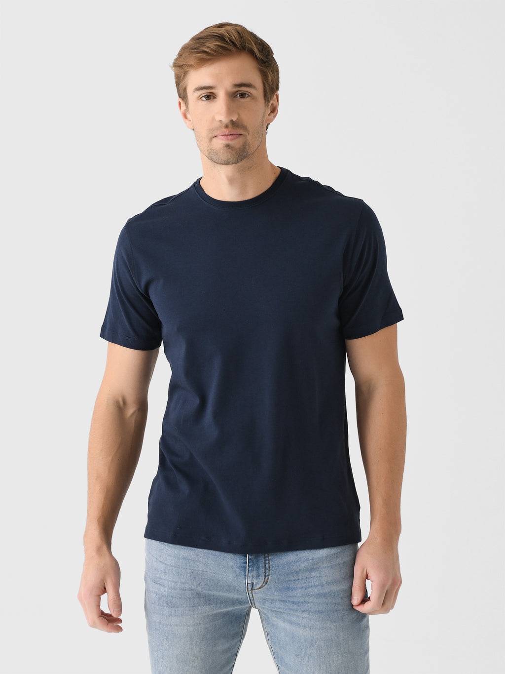 RYE51 Men's The Luxe Supima Crew Neck Short Sleeve Tee - Saint Bernard