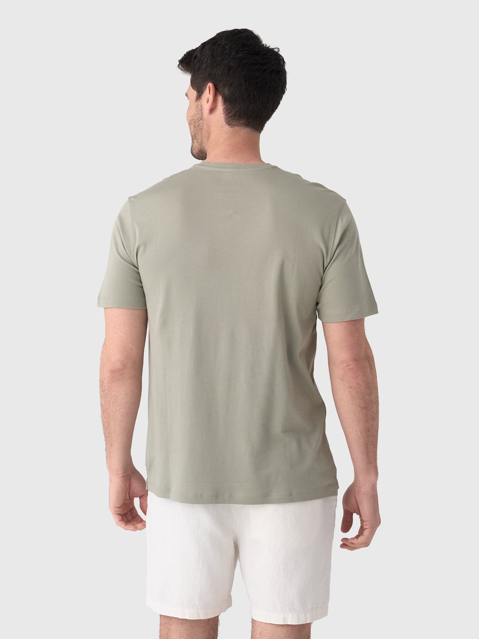 RYE51 Men's The Luxe Supima Crew Neck Short Sleeve Tee - Saint Bernard