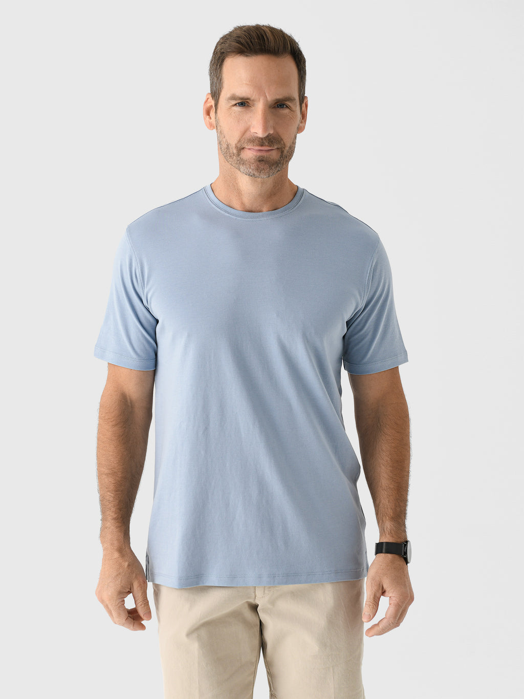 RYE51 Men's The Luxe Supima Crew Neck Short Sleeve Tee - Saint Bernard