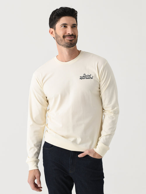 Saint Bernard Men's Wordmark Long Sleeve Tee